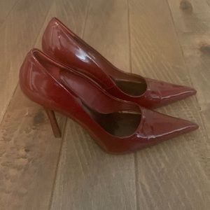 Women’s burgundy Aldo high heels size 7
